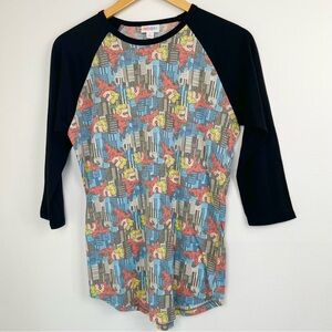 LulaRoe Disney’s Incredibles Women’s Baseball Tee